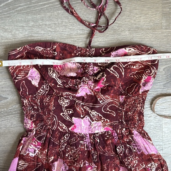 Free People Iris Patterned Halter Jumpsuit Small - Picture 7 of 12